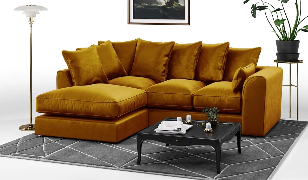 dylan l shape sofa plush velvet dylan l shape sofa plush velvet