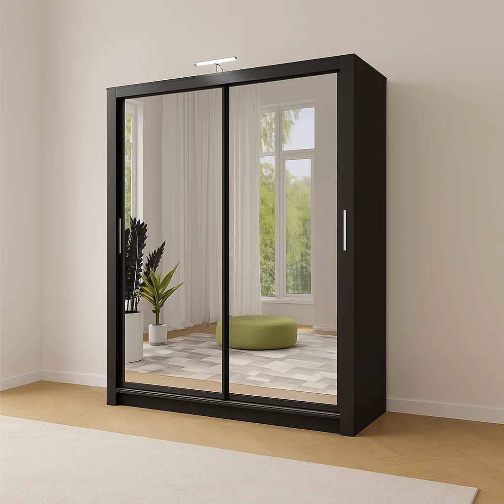 sliding mirror wardrobe berlin 180cm wide sliding mirror wardrobe berlin 180cm wide