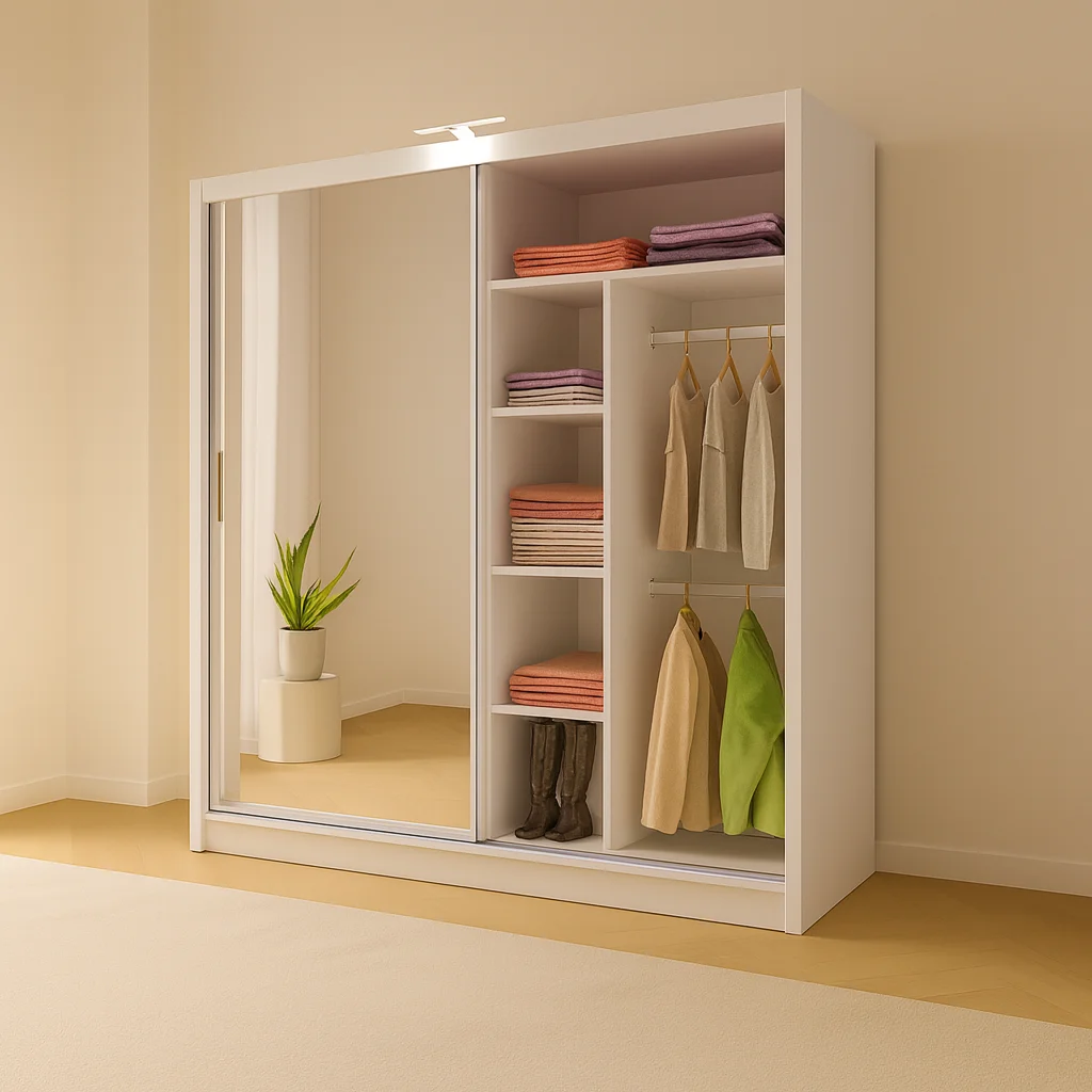 203 cm berlin sliding mirror door wardrobe 203 cm berlin sliding mirror door wardrobe