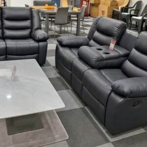 roma recliner leather sofa 3+2 seater