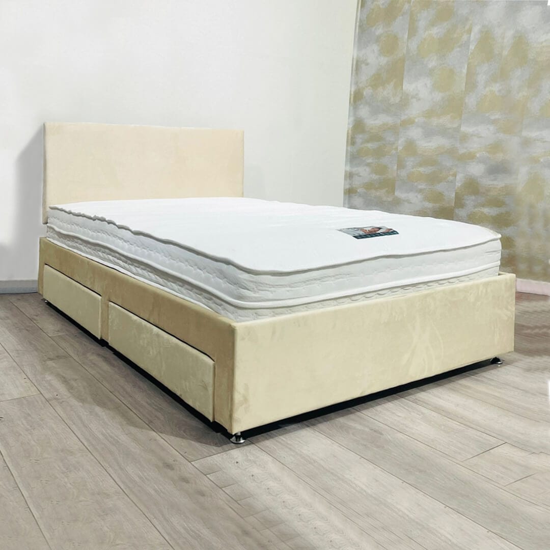 king size platform slatted bed base with optional mattress, headboard and storage king size platform slatted bed base with optional mattress, headboard and storage