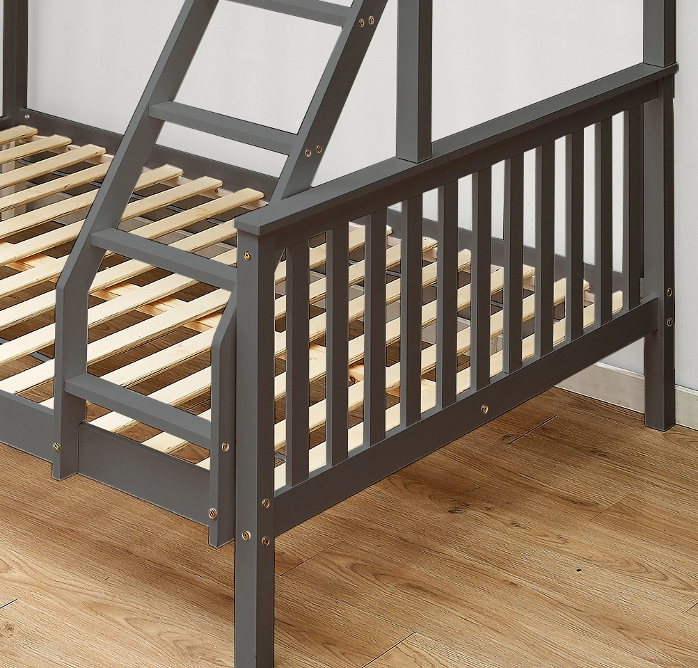 triple wooden bunk bed with mattress – comfort, safety & style | tendersleep triple wooden bunk bed with mattress – comfort, safety & style | tendersleep