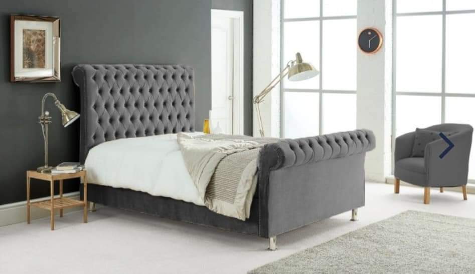 sleigh bed grey sleigh bed grey
