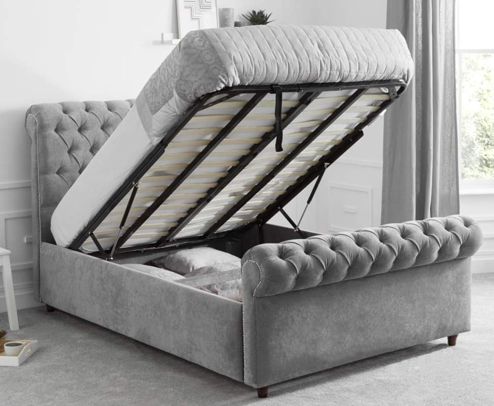 sleigh bed grey sleigh bed grey