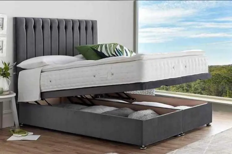 ottoman storage bed grey ottoman storage bed grey