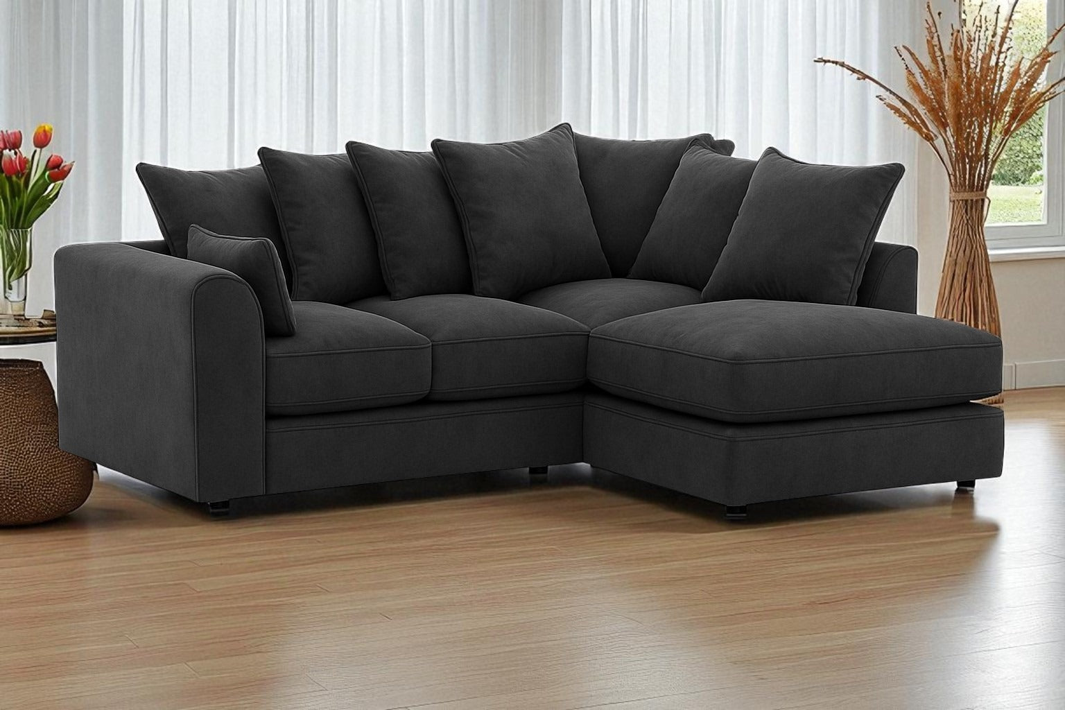 dylan l shape sofa plush velvet dylan l shape sofa plush velvet
