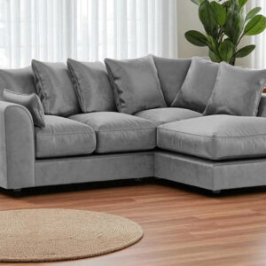 dylan l shape sofa plush velvet