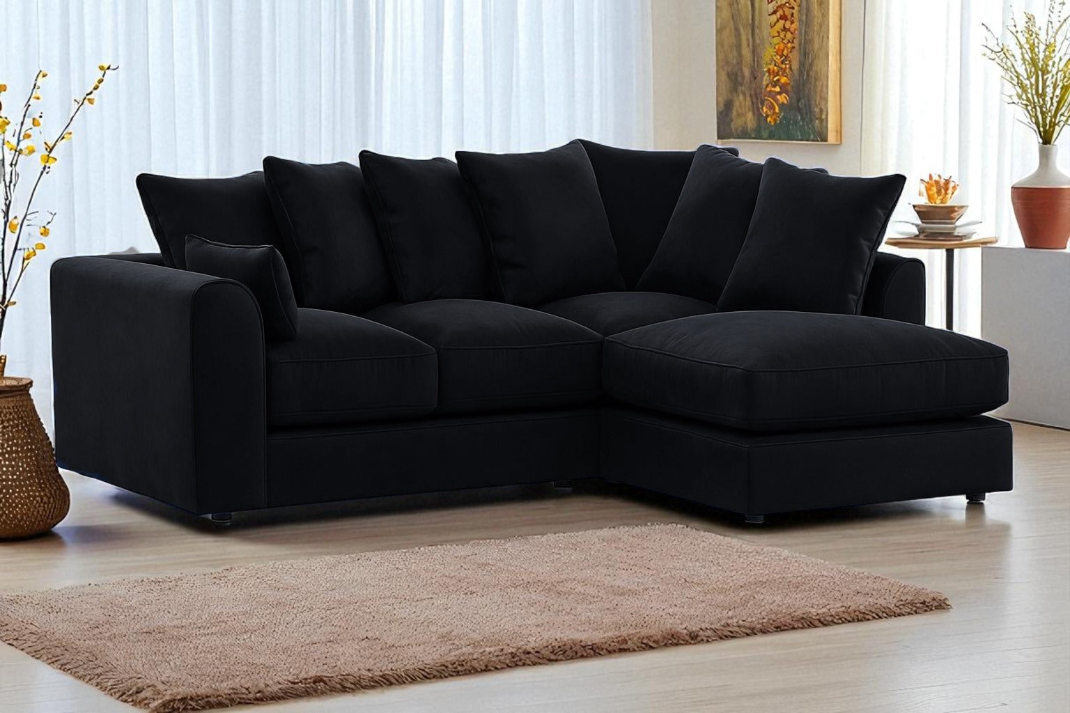 dylan l shape sofa plush velvet dylan l shape sofa plush velvet