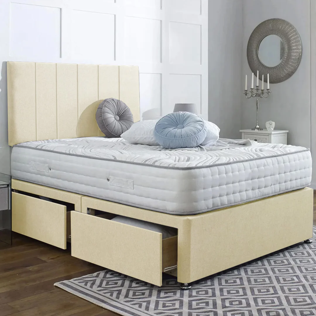 divan bed with mattress with optional storage – headboard divan bed with mattress with optional storage – headboard
