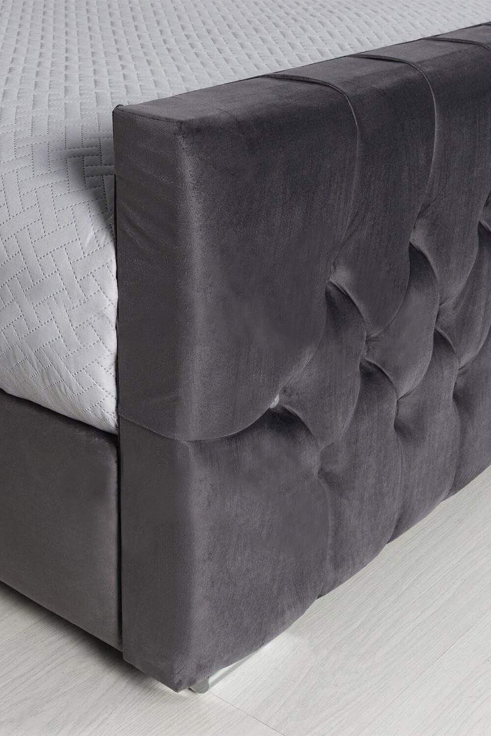grey rose chesterfield bed frame grey rose chesterfield bed frame