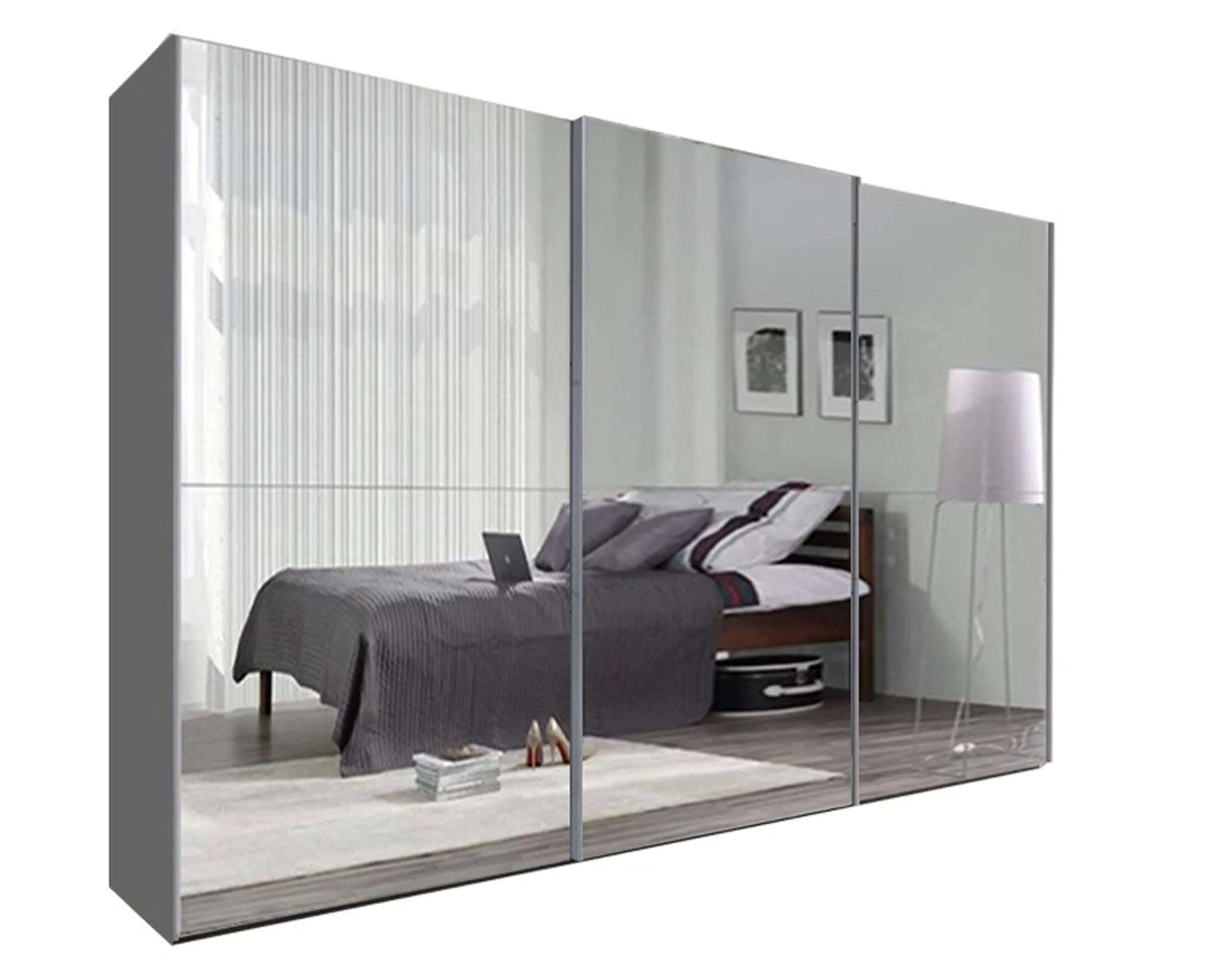 3 door mirrored wardrobe texas 250 cm gray.webp 3 door mirrored wardrobe texas 250 cm gray.webp
