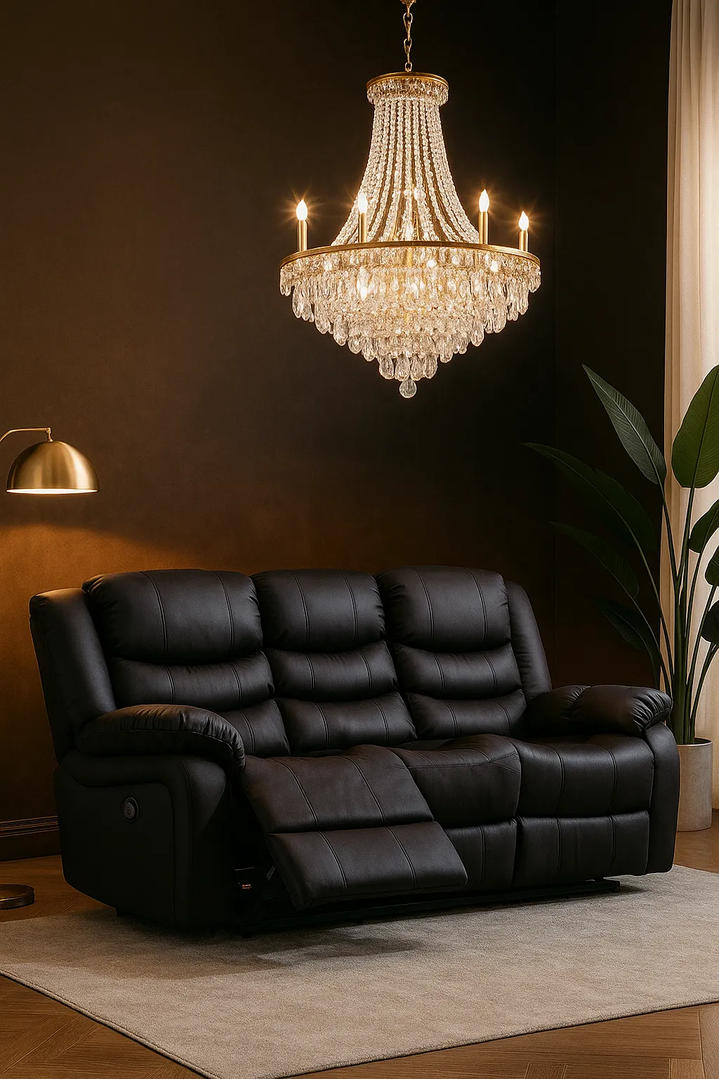 3 seater leather recliner sofa black color inside of the room.webp 3 seater leather recliner sofa black color inside of the room.webp