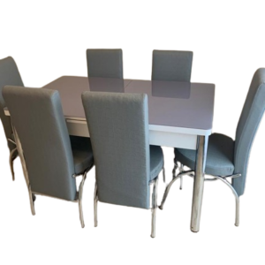 grey dining table and chairs set of 6.png